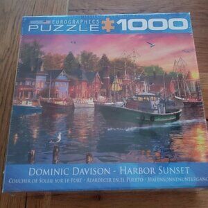 Harbor Sunset 1000 Piece Puzzle